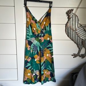 Patagonia, large Amber, Dawn jungle print dress, EUC